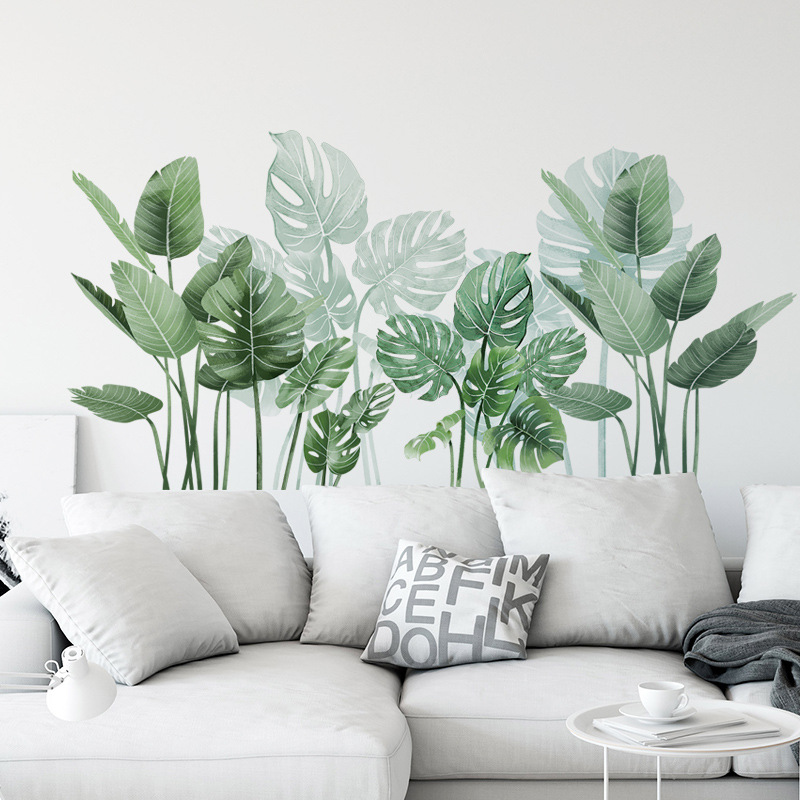 Green Leaves Decorative Vinyl  - đánh giá và giá Monstera Thai Constellation