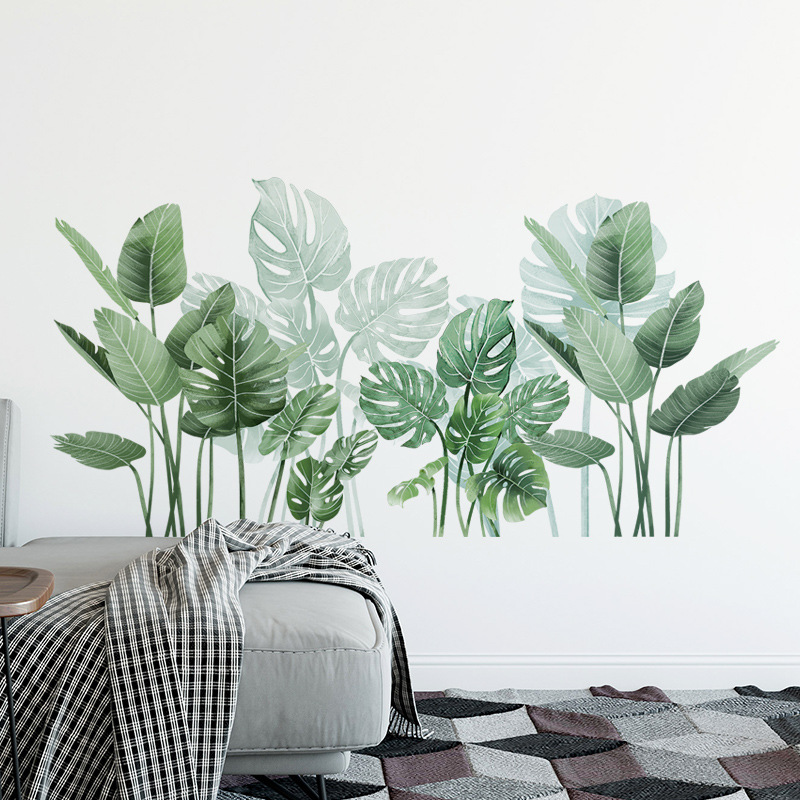 Green Leaves Decorative Vinyl  - đánh giá và giá Monstera Thai Constellation