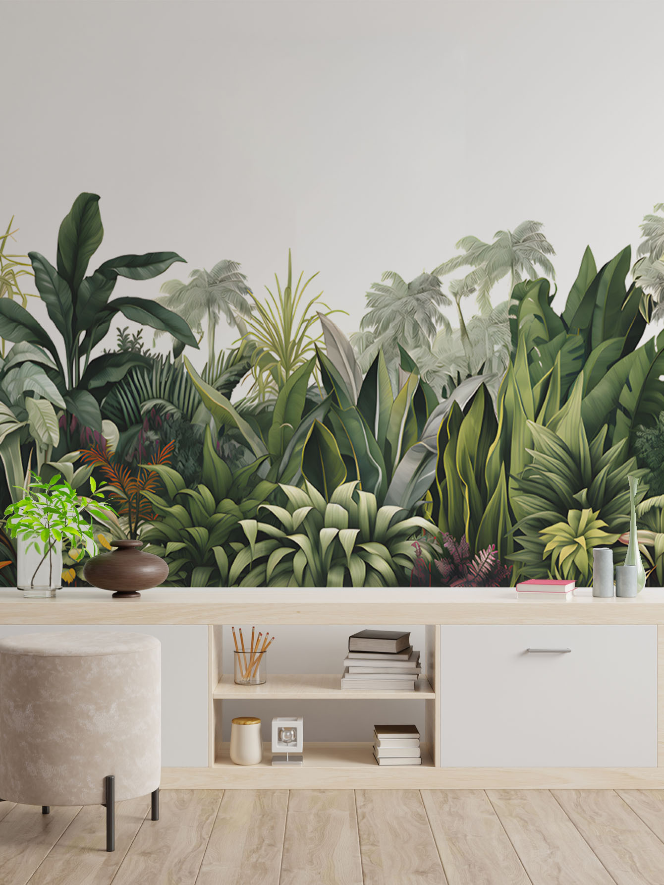 2PCS Tropical Green Plants Wal - đánh giá và giá Monstera Thai Constellation