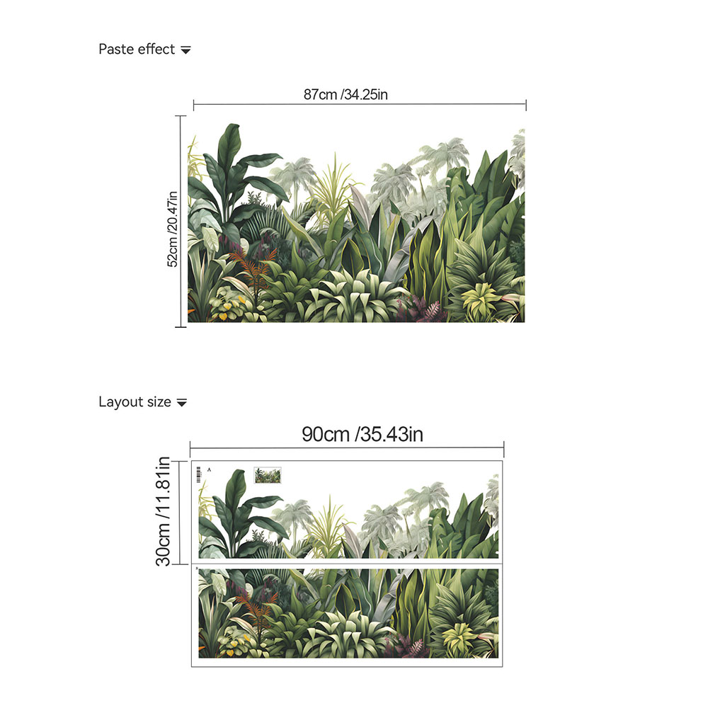 2PCS Tropical Green Plants Wal - đánh giá và giá Monstera Thai Constellation
